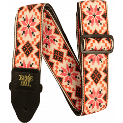 Ernie Ball 5337 - Sangle jacquard cinnamon needlepoint