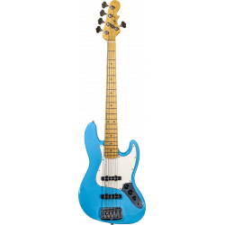 G&L FD-JB5-HIM-M – Basse électrique fullerton deluxe jb5 himalayan blue touche érable