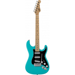 G&L FD-S500-TRQ-M - Guitare électrique – fullerton deluxe - turquoise