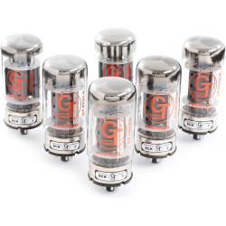 Groove Tubes GT 6550 Sextet White - 6 lampes de préampli basse