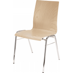 K&M 13400 - Chaise hêtre contreplaqué bois