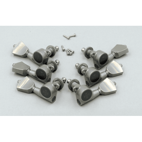 Lutherie GT-SG381-04B-XN - X-nickel, bouton tulipe métal x-nickel