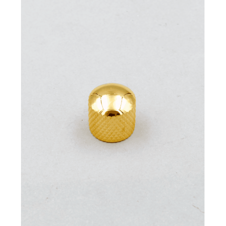 Lutherie KM-C1003-G - Bouton dome métal gold insert nylon