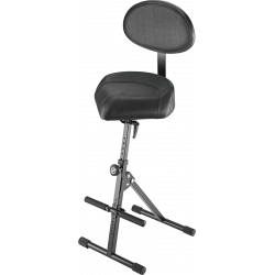 K&M 14050 - Tabouret ergonomique avec dossier simili cuir