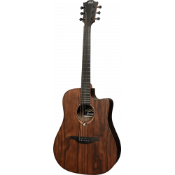 Lâg SAUVAGE-DCE - Guitare acoustique sauvage dreadnought pan coupé électro