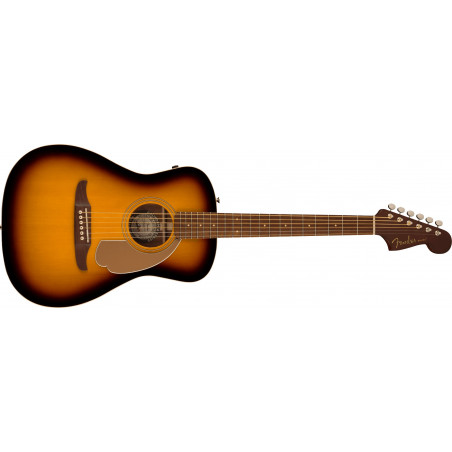 Fender Malibu Player - Guitare électro-acoustique Parlor - Sunburst