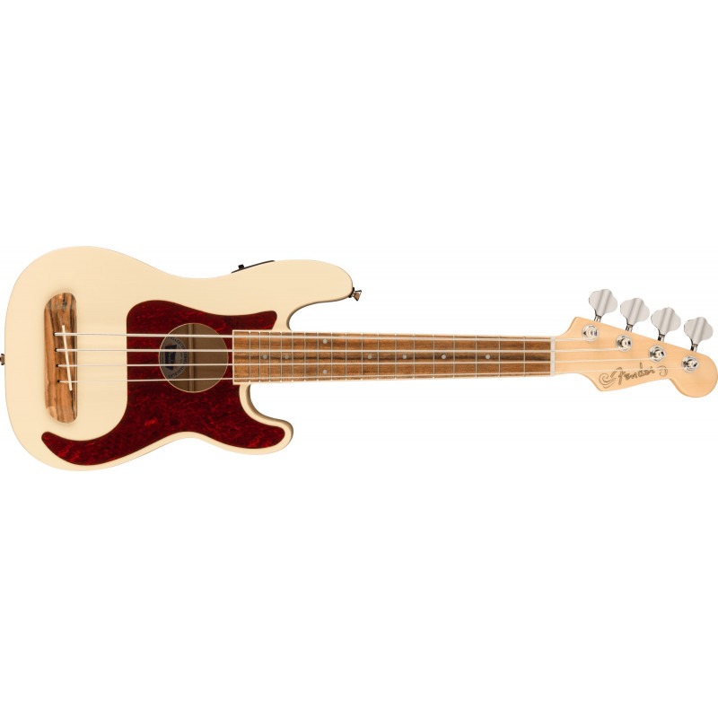 Fender Fullerton Precision Bass - Ukulélé basse - Olympic White