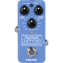 Nux HOOK-DRUM&LOOPMINI - Looper & boîte à rythmes mini - tape tempo