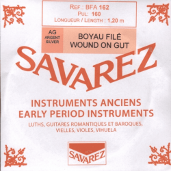 Savarez BFA162 - Corde indiv boyau filé cuivre 1.20m