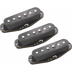 Fishman PRF-STR-BK3 - Set 3 micros fluence simple bobinage noir