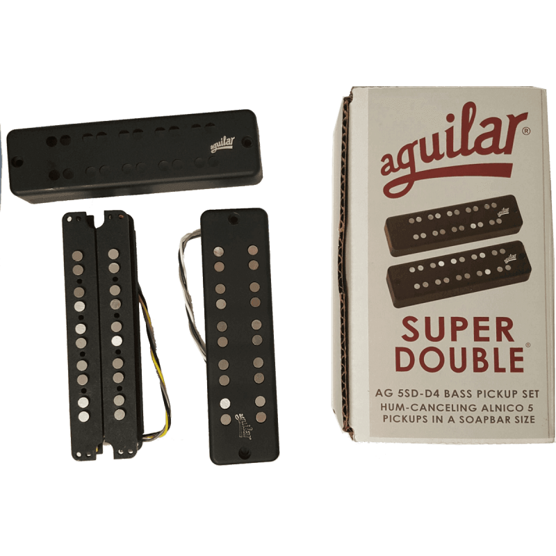 Aguilar AG5SD-D4 - Micro pour basseet super double 5 cordes format d4v