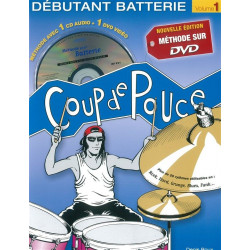 Coup De Pouce Debutant Batterie - Denis Roux - stock B (+ DVD)
