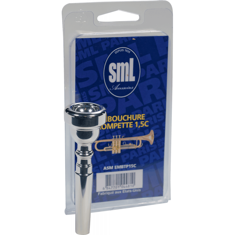 SML Paris EMBTP15C - Embouchure trompette argentée 1.5c