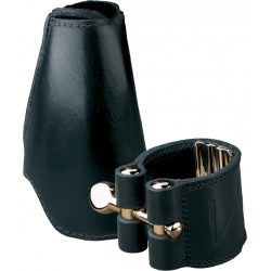 Vandoren LC29L - Ligature cuir saxo baryton + couvre-bec cuir