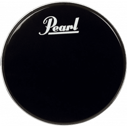 Pearl EB24BDPL - Peau/t ''black beat'' 24'' +logo