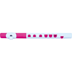 Nuvo N430TWPK - Flûte traversière d'éveil abs blanche et rose