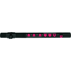 Nuvo N430TBPK - Flûte traversière d'éveil abs noire et rose