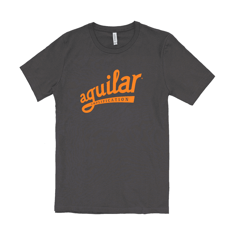 Aguilar - T-shirt gris-orange medium