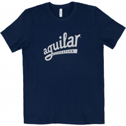 Aguilar - T-shirt navy-silver small