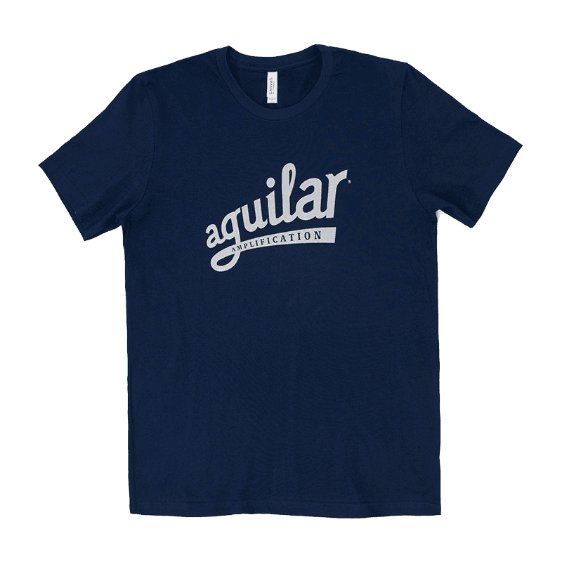 Aguilar - T-shirt navy-silver medium