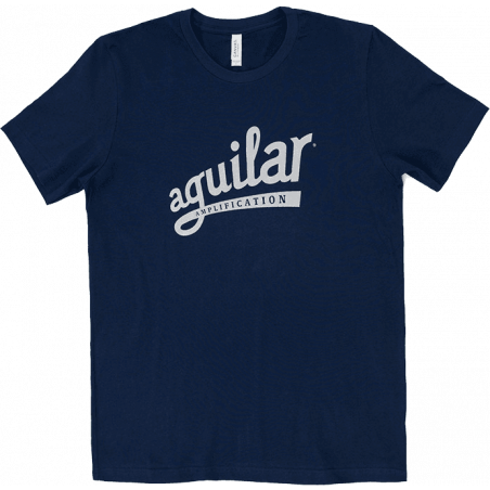 Aguilar - T-shirt navy-silver large
