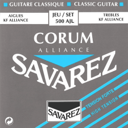 Savarez 500AJL - Alliance corum bleu longue - Jeu guitare classique