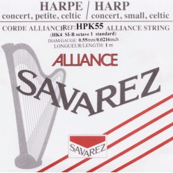 Savarez HPK55 - Corde à l'unité pour harpe alliance diamètre 0,55mm