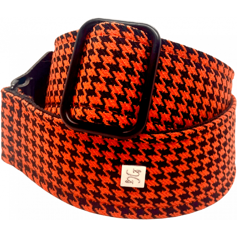 Get'm Get'm - Sangle  Fly Hounds Tooth Orange