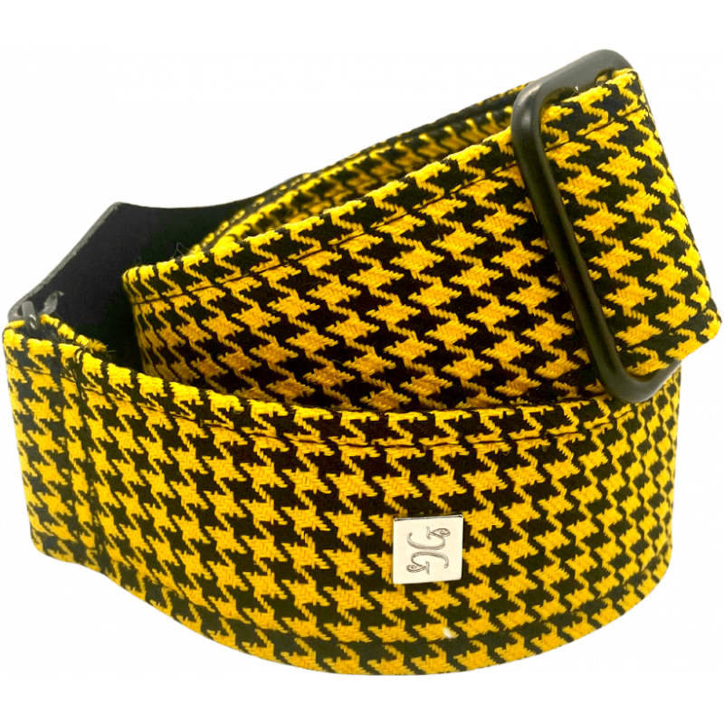 Get'm Get'm - Sangle  Fly Hounds Tooth Yellow