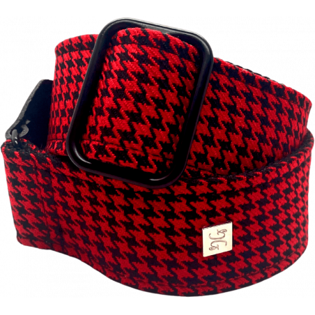 Get'm Get'm - Sangle  Fly Hounds Tooth Red