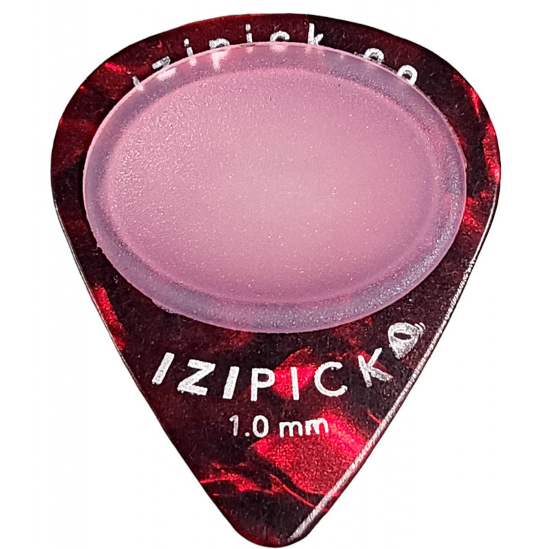 IZIPICK - 1 médiator Thin Grip - Rouge