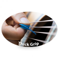 IZIPICK - 1 médiator Thin Grip - Bleu foncé
