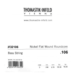 Thomastik JF32106 - Corde à l'unité - jazz basse flat wound short scale .106