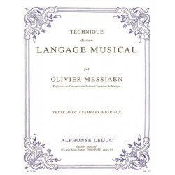 Technique de mon Langage Musical - Olivier Messiaen