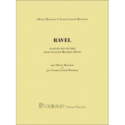 Analyse Des Oeuvres Pour Piano De Maurice Ravel - Olivier Messiaen