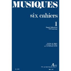Musiques Volume 1 Degre Debutants 118 Exercices - Yvon Le Prev