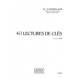 40 Lectures De Cles - 2 3 ou 4 cles - Odette Gartenlaub