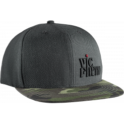 Vic Firth VAHC0022 - Gray camo 6 panel snapback hat