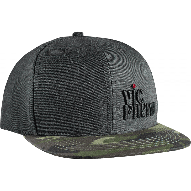 Vic Firth VAHC0022 - Gray camo 6 panel snapback hat