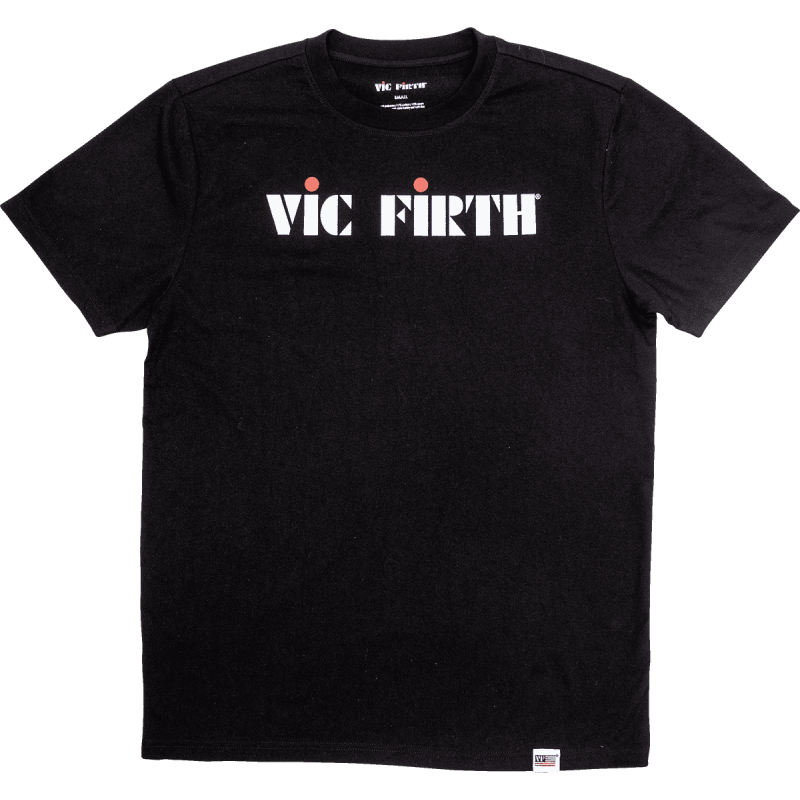 Vic Firth - Black logo tee M