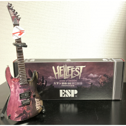 ESP - Mini guitare ltd hellfest 2022 + stand + étui