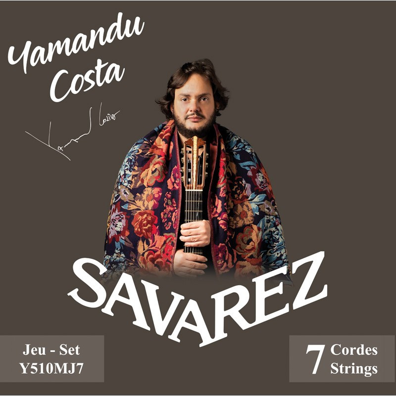 Savarez Y510MJ7 - Jeu guitare 7 cordes signature yamandu costa