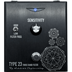 Ashdown TYPE-23-UK - Pédale filtre 3 bandes made in uk