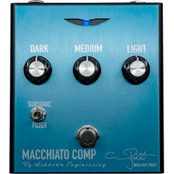 Ashdown MACCHIATO-COMP-UK - Pédale compresseur signature guy pratt made in uk