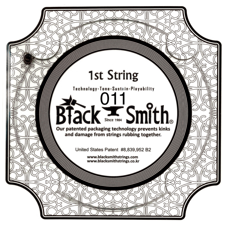 Black smith NW011 - Corde 011 pour guitare électrique/acoustique