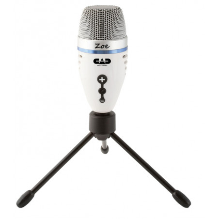 Cad audio ZOE - microphone à condensateur USB avec monitoring casque TrakMix'