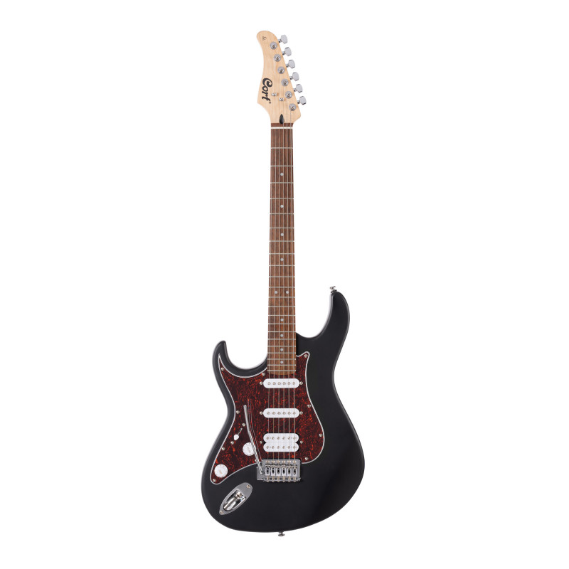 Cort G110 – Guitare électrique - corps peuplier, manche érable - noir pores ouverts, gaucher