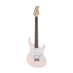 Cort G200 – Guitare électrique - corps peuplier - manche érable - rose pastel