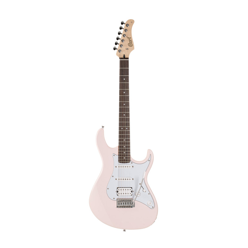 Cort G200 – Guitare électrique - corps peuplier - manche érable - rose pastel