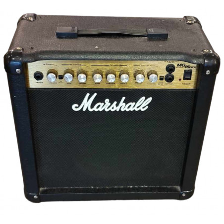 Marshall MG15 DFX - Ampli combo à transistors 15w pour guitare électrique d'occasion